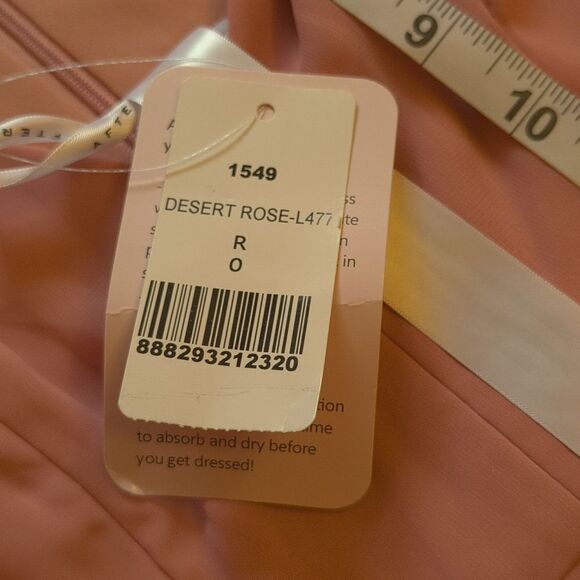 NWOT After Six Maxi Dress Desert Rose V Neck Chiffon Gown Size 0 - Picture 7 of 15